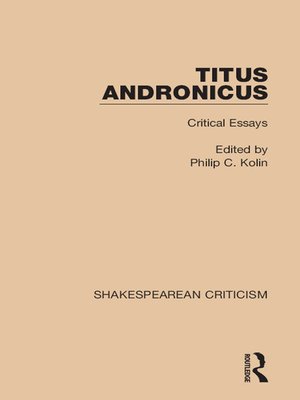 cover image of Titus Andronicus